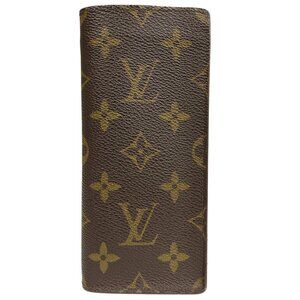 Authentic Louis Vuitton Etui Lunettes Simple Glasses Case Monogram jp150-121125
